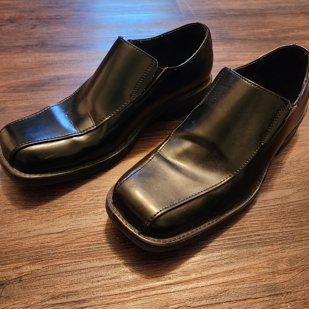 Axcess Men's Black Slip-On Dress Shoes